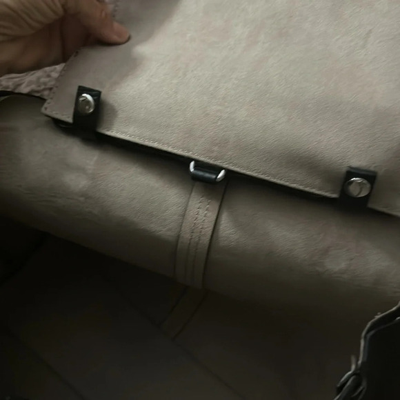 REBECCA MINKOFF BLACK PEBBLED LEATHER TOTE - Picture 10 of 11